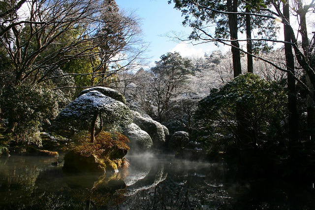 仙郷楼の庭園_冬010